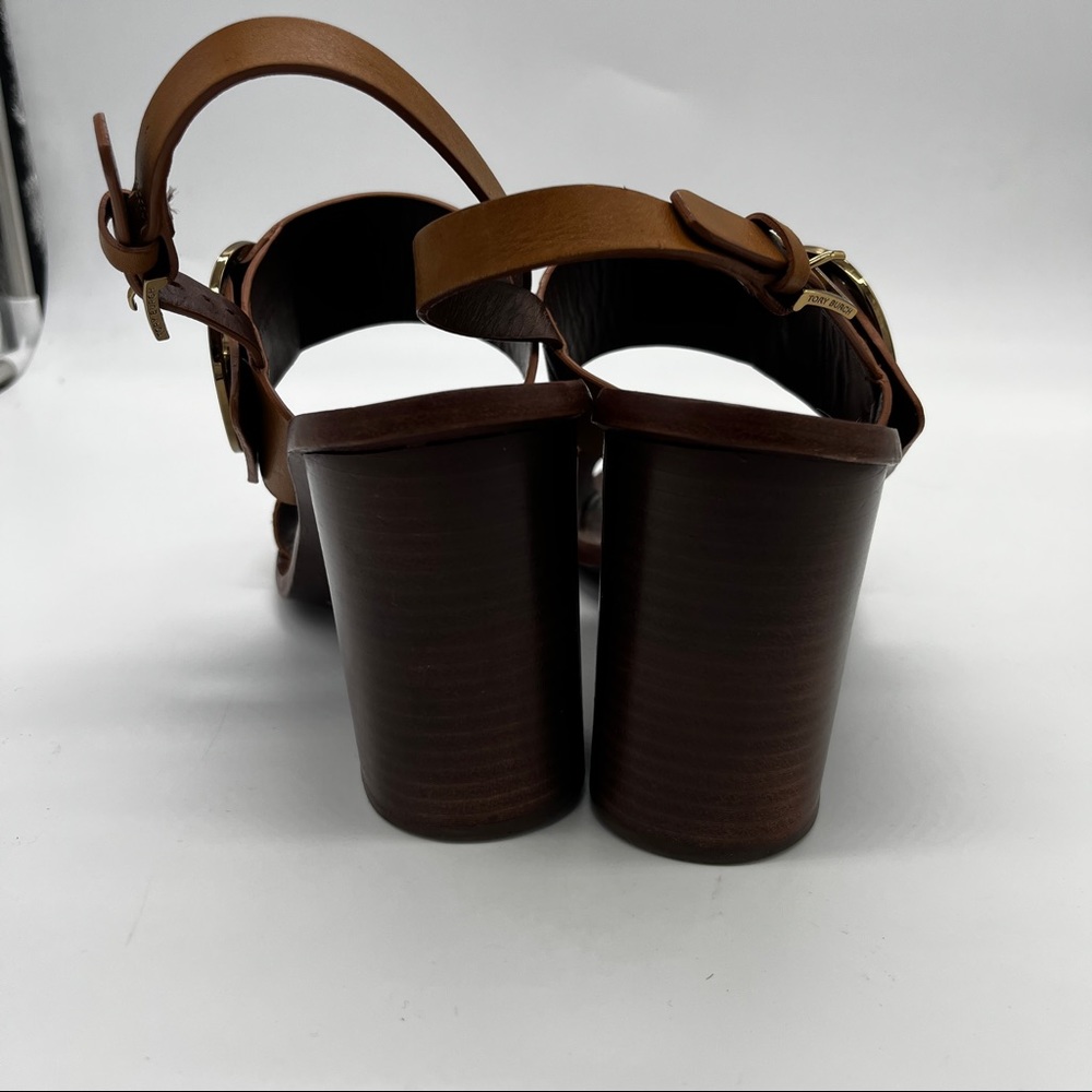 Tory Burch Tan Heeled Sandals - Picture 3 of 4